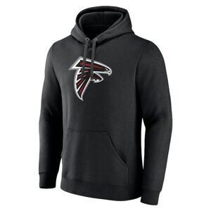 Fanatics Atlanta Falcons NFL Team Logo Hoodie Sweatshirt Black Size XL NWT
